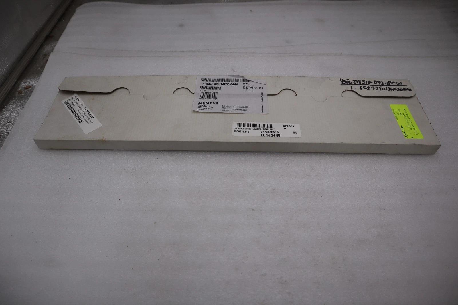 Siemens 6es7390-1af30-0aa0 mounting bracket new unit stock g295a - Image 1