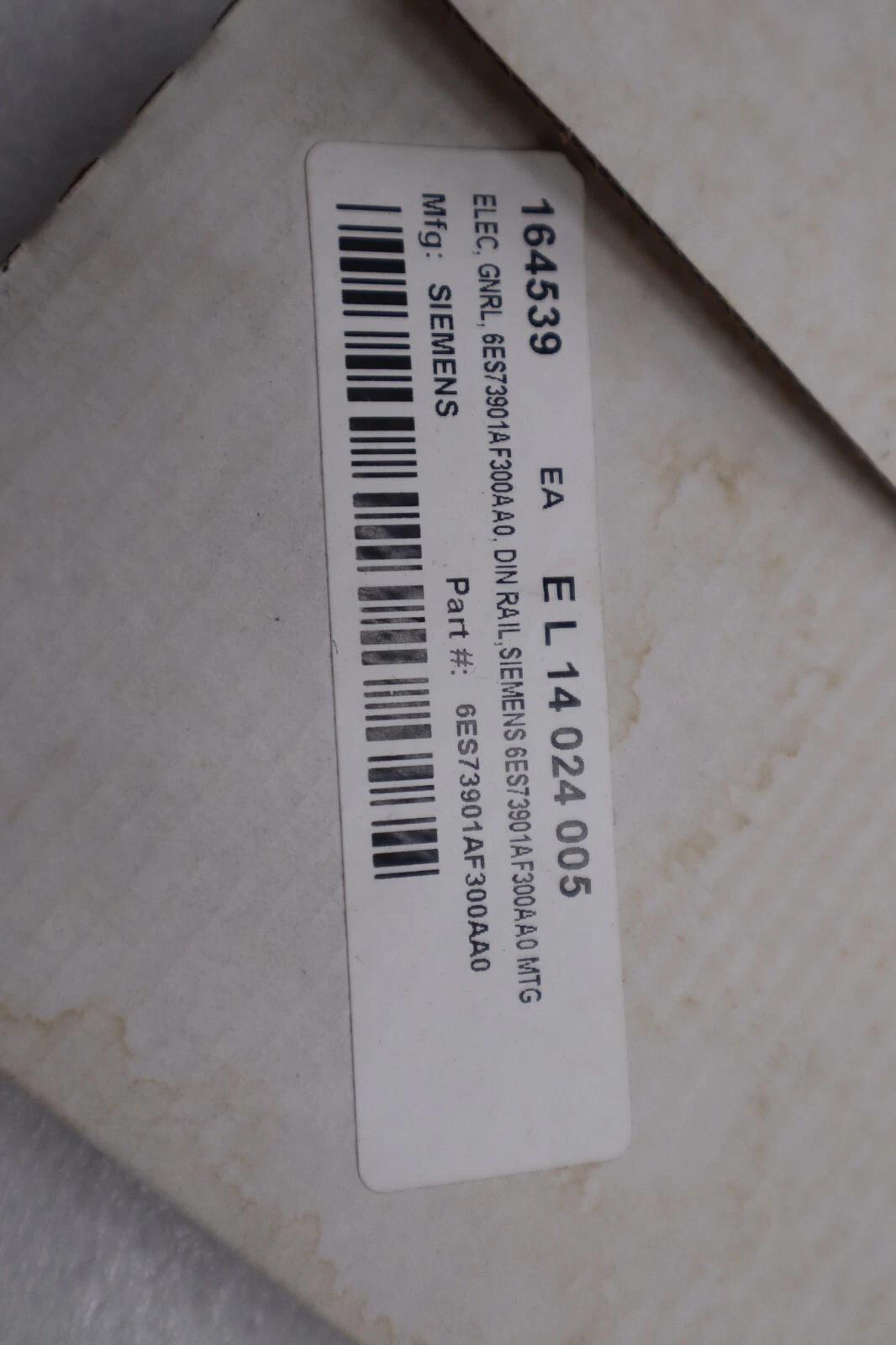 Siemens 6es7390-1af30-0aa0 mounting bracket new unit stock g295a - Image 3