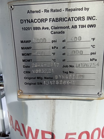 60" Sour Vertical Sand Separator, 170 psi, 2-phase, 2012 - Image 8