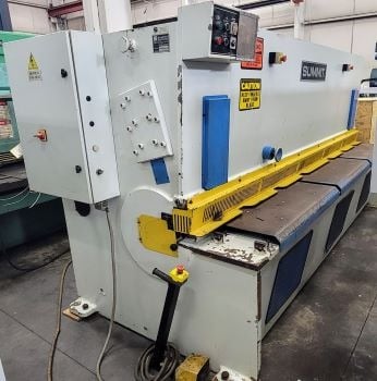 1/4" x 10' Summit #10X1/4, Hydraulic swing beam shear, 122" cut length, 39-3/8" Back Gauge adj, 20 HP, front - Image 5