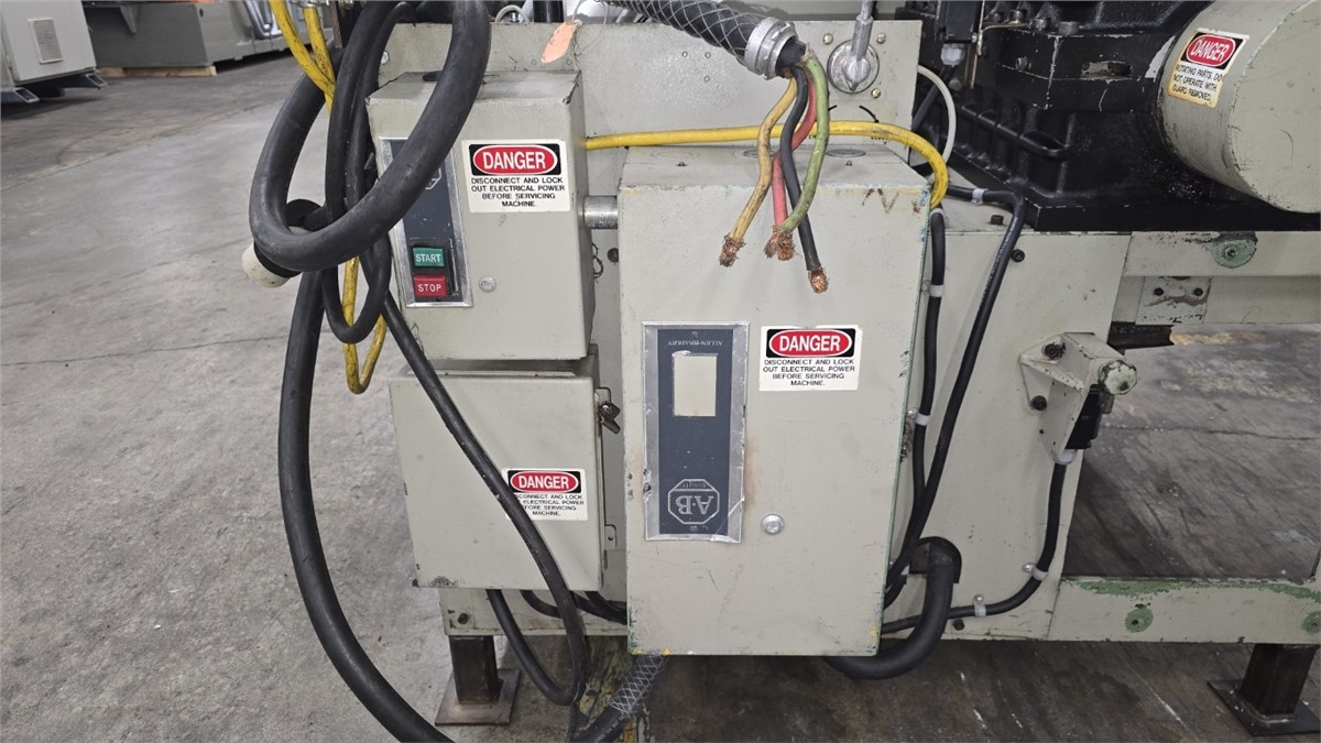 12" x 21" Conair #CE1221, granulator w/ blower/cyclone, 3 knife staggered open rotor, 2 bed knives, 55" - Image 4