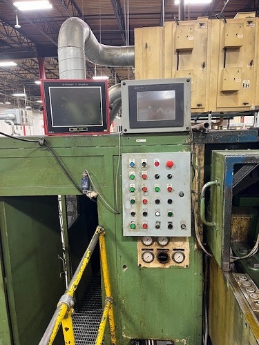 1.06" x 8.66" Nedschroef #BV6, 4-die high speed bolt maker, 115 PPM, imed knockouts in all stations - Image 7