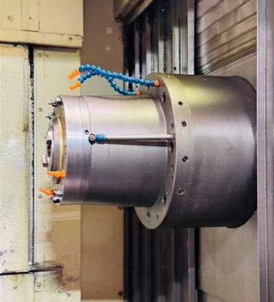 OKK #HM-1250S, 4-Axis CNC horizontal machining center, Fanuc 310iS-A, 66.9" X, 55.1" Y, 48.8" Z, 60 automatic - Image 3