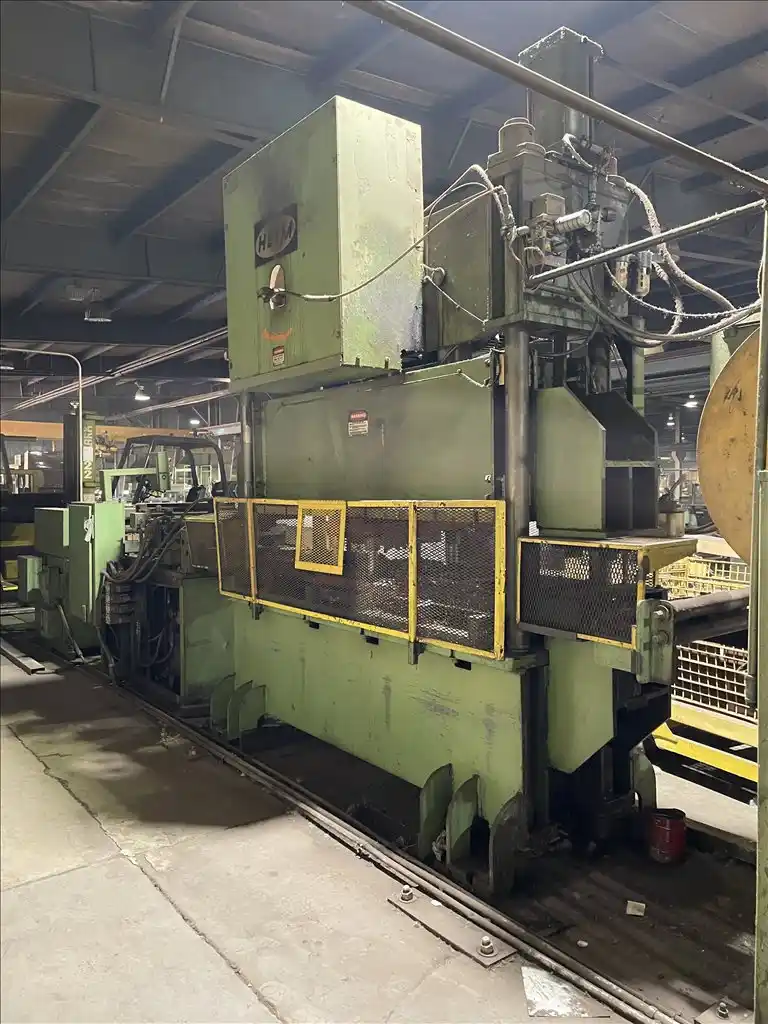 100 Ton, Heim #S100-30-80, straight side notch & pre-punch press, air clutch, 80" x 30" bed area, 10 HP - Image 2