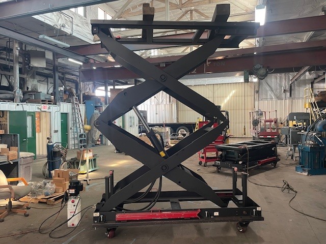 4000 lb. Handling Specialty hydraulic scissor lift/lift table, up to 10' lift - Image 3
