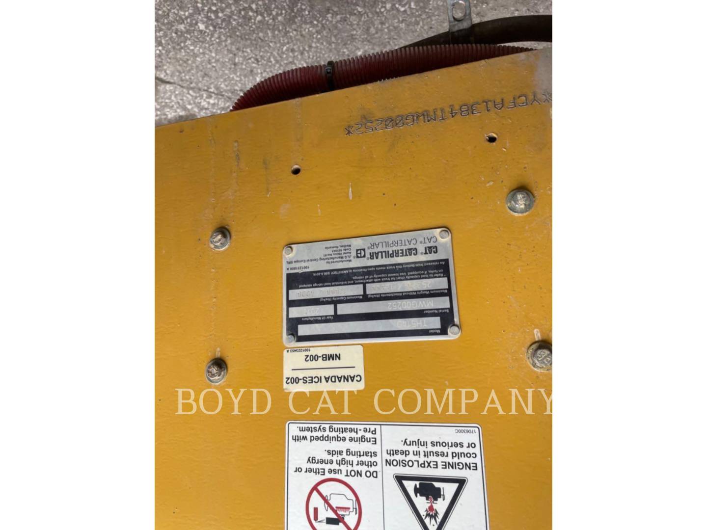 Cat TH514D, Telehandler, 6387 hours, S/N: MWG00252, 2019 - Image 6