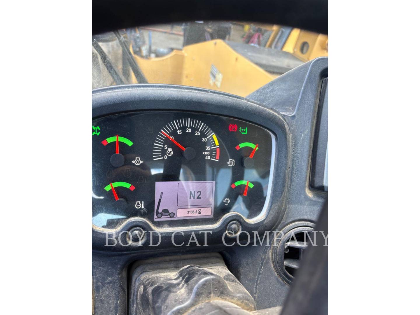 Cat TL1255D, Telehandler, 3135 hours, S/N: ML701552, 2019 - Image 5