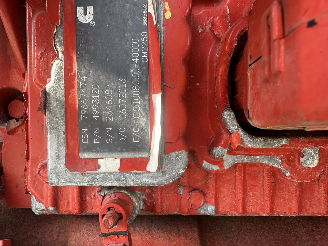 525 HP Model QSX15, industrial engine takeout of air compressor, Tier 4, 6150 hours, 2013 - Image 8