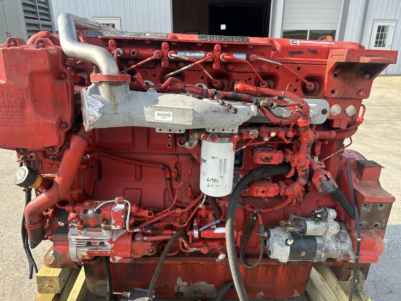 525 HP Model QSX15, industrial engine takeout of air compressor, Tier 4, 6150 hours, 2013 - Image 9