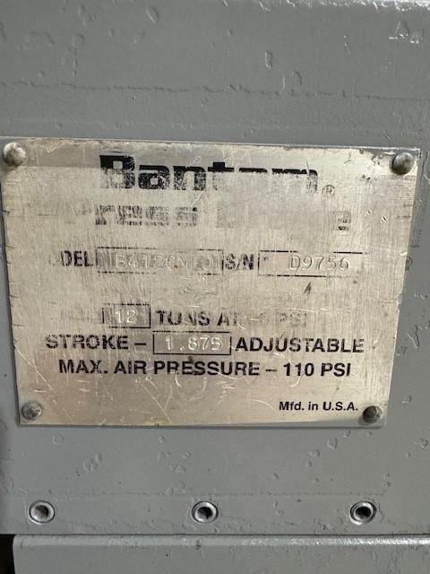 12 Ton, ATEK Bantam #B4120MF0, press brake, 1.875" stroke, 1997 - Image 7