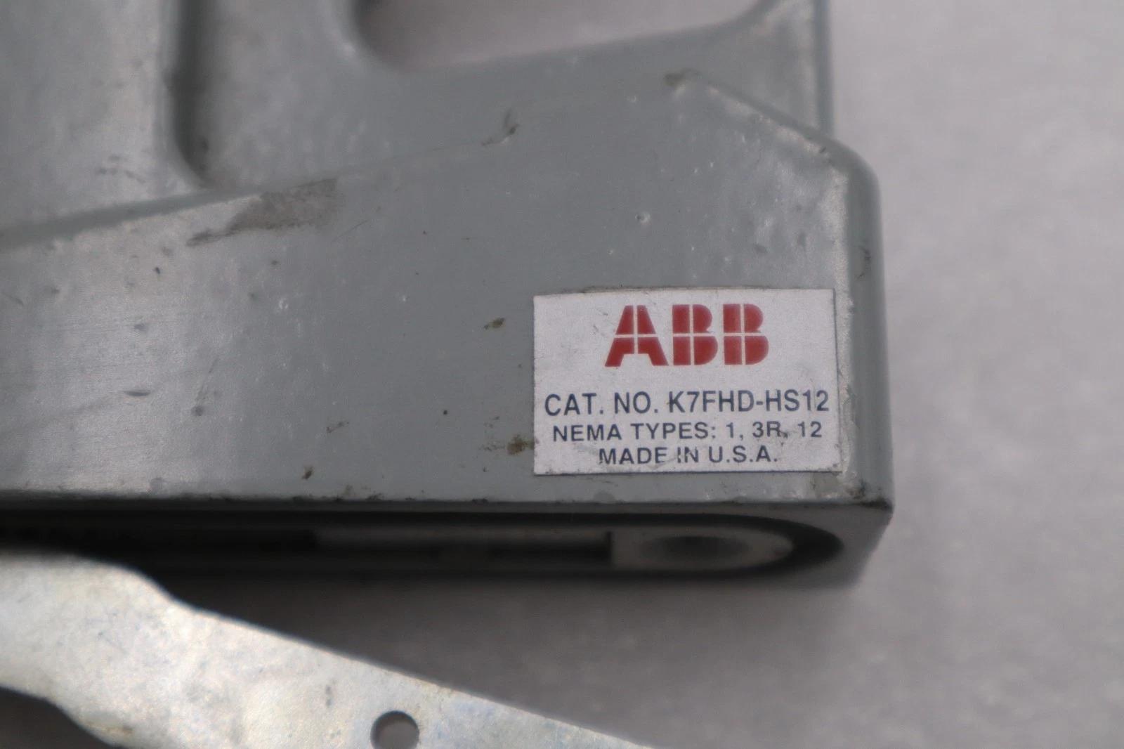 *New* ABB K7FHD-HS12 Disconnect Handle Kit, Electrical Enclosure Operator Switch - Image 2