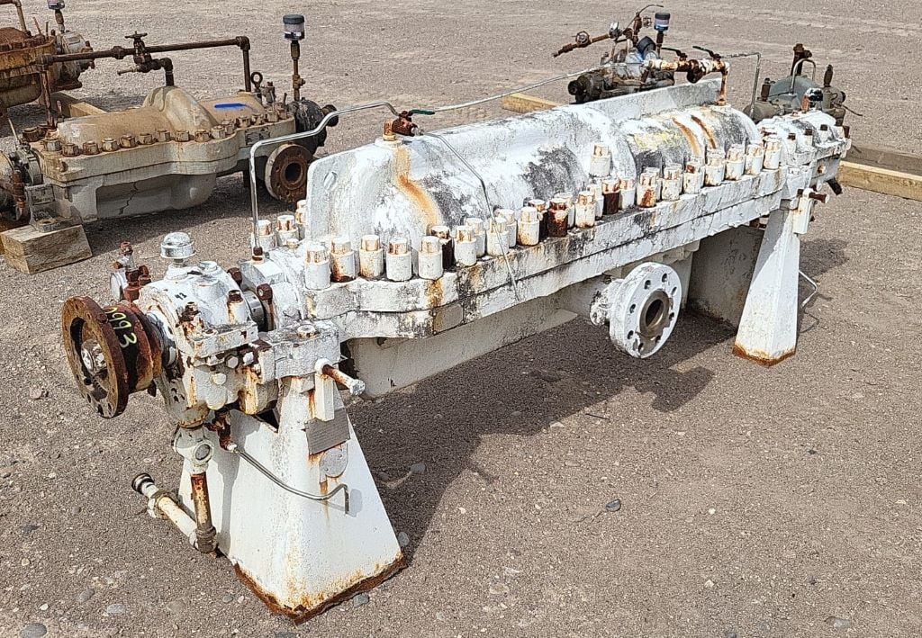 584 GPM @ 4620' TDH, Sulzer Bingham #3x6x9C, horizontal mulit-stage centrifugal pump, complete package - Image 1