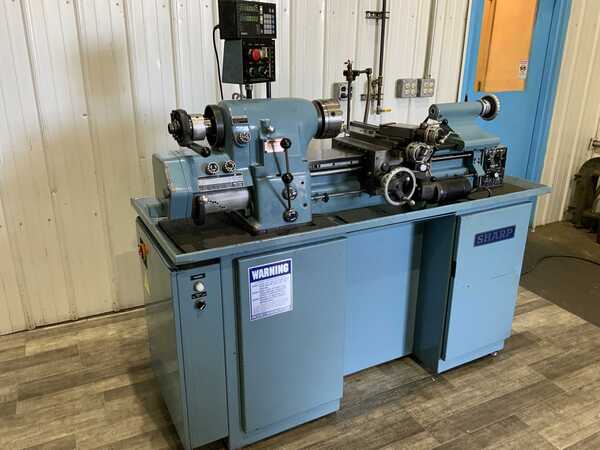 11" x 18" Sharp #H1118, precision lathe, 6" swing over cross slide, inch/metric threads, 3-jaw 6" chuck, 5C - Image 1