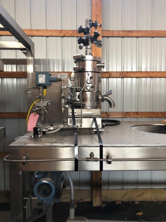 Carr #9004PLT, Pilot Viafuge Centrifuge, 316l Stainless Steel, 15325 rpm, 1 HP, controls, 2001 - Image 1
