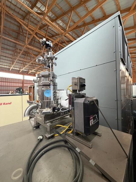 Carr #9004PLT, Pilot Viafuge Centrifuge, 316l Stainless Steel, 15325 rpm, 1 HP, controls, 2001 - Image 8