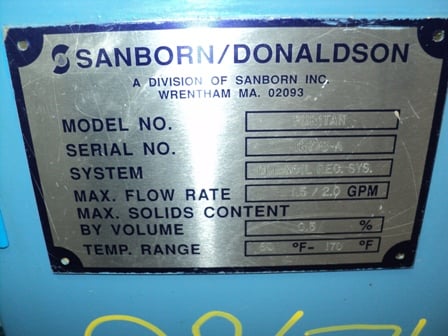 Sanborn #Puritan, Oil Recovery Skid, Mitsubishi #OP-12 centrifuge, 132 GPH - Image 3