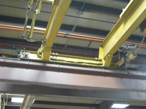 5 Ton, Michigan, 33' 6" Span, 20' lift, pendant, 2-Speed All, 1999, #1379 - Image 3