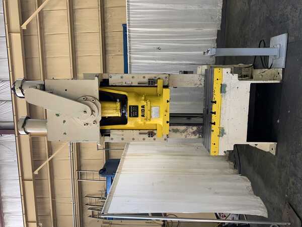150 Ton, Aida #FP-XGC-150SU, gap frame press, 7.8" stroke, 15.7"Shut Height, 45 SPM, 10 HP, air clutch & - Image 2