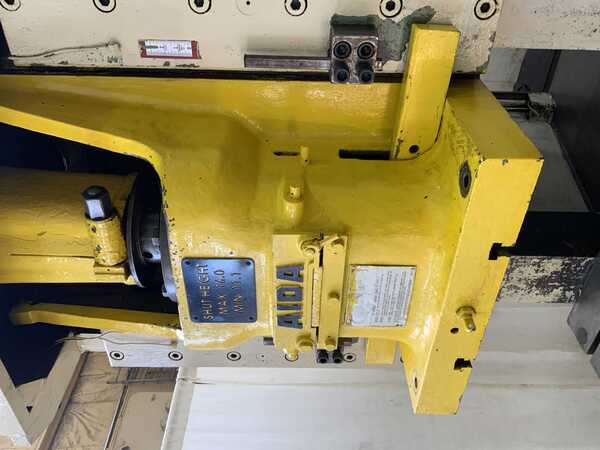150 Ton, Aida #FP-XGC-150SU, gap frame press, 7.8" stroke, 15.7"Shut Height, 45 SPM, 10 HP, air clutch & - Image 7