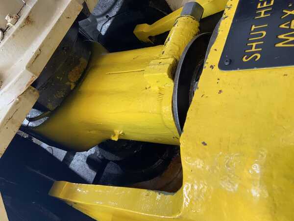 150 Ton, Aida #FP-XGC-150SU, gap frame press, 7.8" stroke, 15.7"Shut Height, 45 SPM, 10 HP, air clutch & - Image 8
