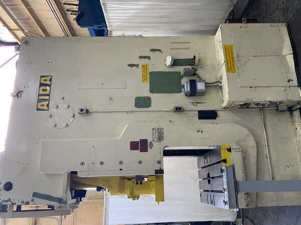 150 Ton, Aida #FP-XGC-150SU, gap frame press, 7.8" stroke, 15.7"Shut Height, 45 SPM, 10 HP, air clutch & - Image 9