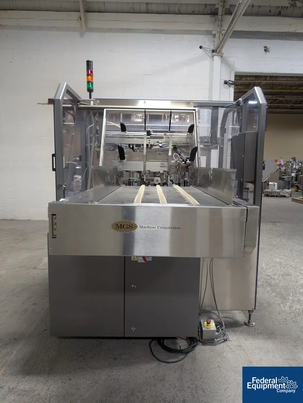 MGS #Advantage, Case Packer, powered case feeder, dual tag heads, PLC controls, 2008 - Image 5
