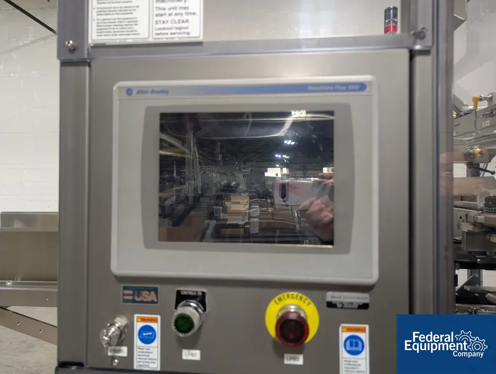 MGS #Advantage, Case Packer, powered case feeder, dual tag heads, PLC controls, 2008 - Image 8
