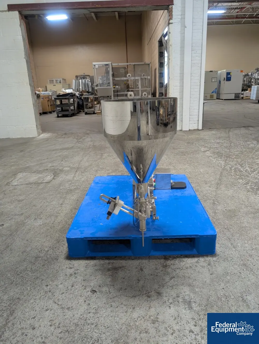 IMACO #Gemini-1PD, Piston Filler, Stainless Steel prodcut, hopper, nozzle, pedal - Image 5