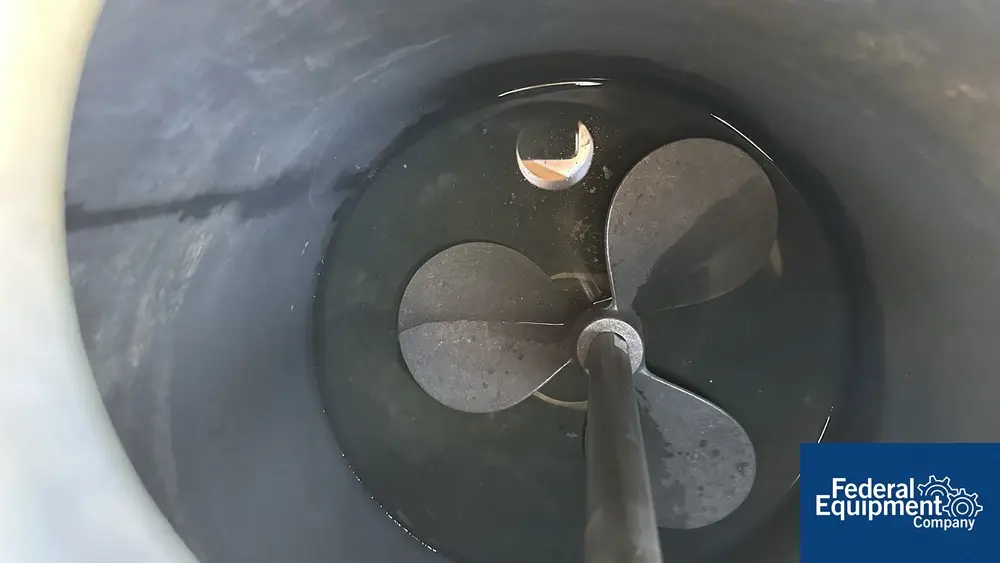 15 gallon Royal Welding, Kettle, Stainless Steel, 50 psi @ 250&deg;F jacket, flat top, dish bottom, legs, 1998 - Image 3