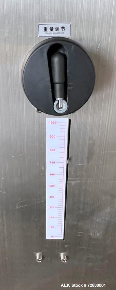 Yangzhou Yuxiang #GZJ, Vertical Volumetric Filler, 20-40 BPM, 100-1000ml, Stainless Steel, hopper, pedal - Image 7