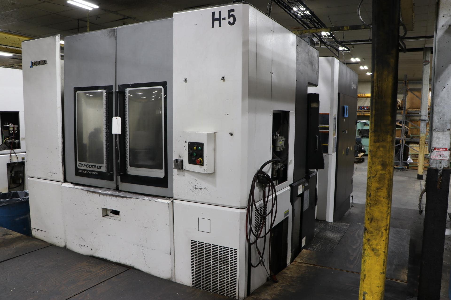 Okuma #MA-600HII, CNC horizontal machining center, 41.3" X, 35.4" Y, 38.5" Z, 60 automatic tool changer, 6000 - Image 2