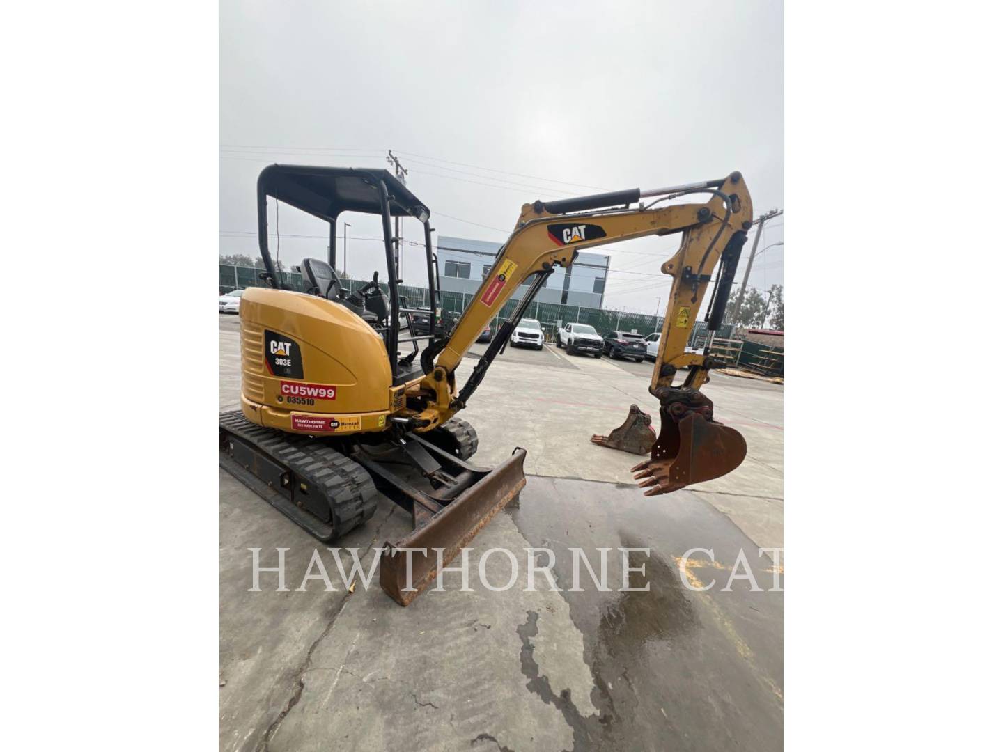 Caterpillar 303E CR, Crawler Excavator, 1476 hours, S/N: HHM03600, 2019 - Image 3