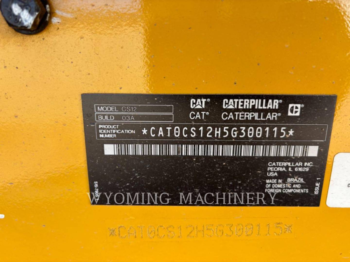 Caterpillar CS12, Asphalt Distributor, 7 hours, S/N: 5G300115, 2025 - Image 6