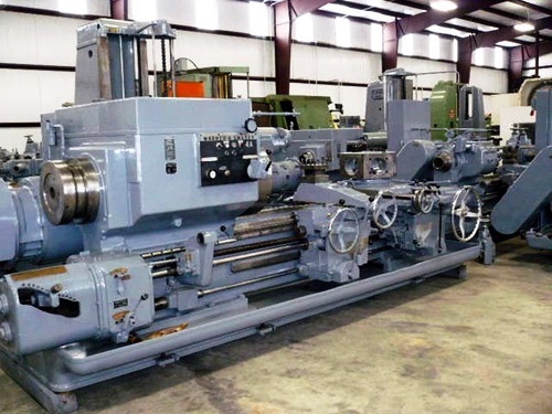 No. 4A Warner & Swasey, M3580, square head, saddle type turret lathe, 28-1/4" swing o/bed ways, 62" center - Image 1