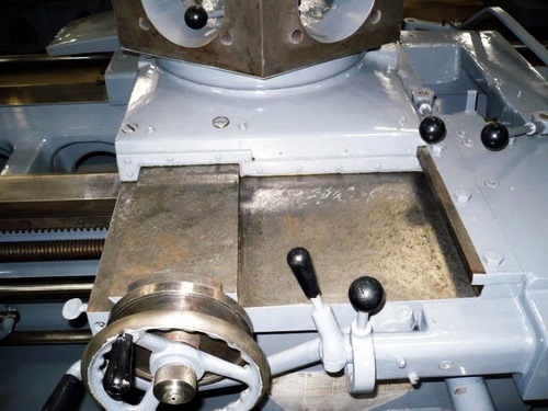 No. 4A Warner & Swasey, M3580, square head, saddle type turret lathe, 28-1/4" swing o/bed ways, 62" center - Image 4