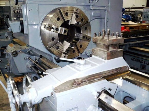 No. 4A Warner & Swasey, M3580, square head, saddle type turret lathe, 28-1/4" swing o/bed ways, 62" center - Image 5
