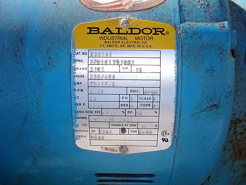 160 GPM, Thrush #1.5x2x7hpF-E300, centrifugal pump, 15 HP - Image 6