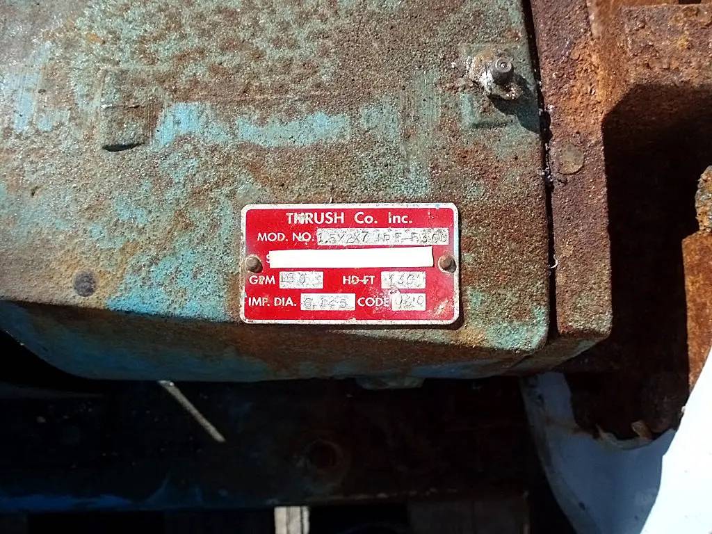160 GPM, Thrush #1.5x2x7hpF-E300, centrifugal pump, 15 HP - Image 7