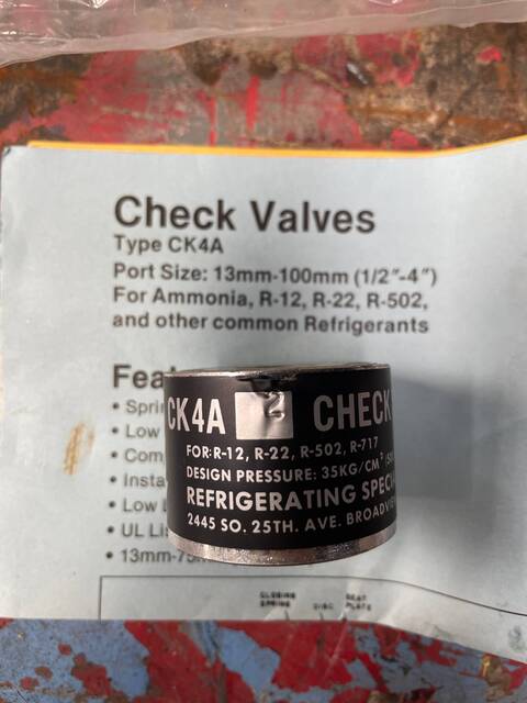 1/2" Parker #CK4A-2, check valve - Image 8