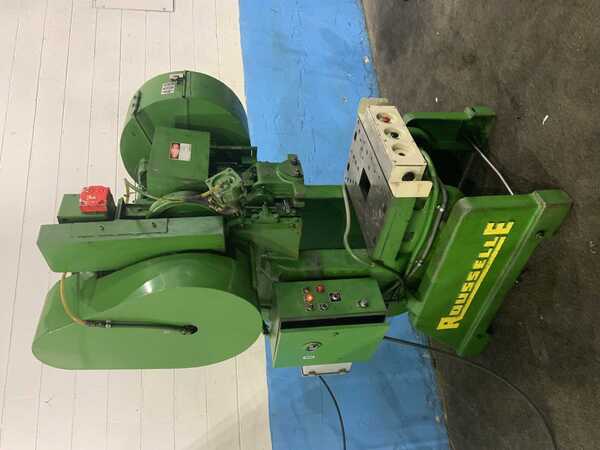 40 Ton, Rousselle #4, OBI back geared press, 4" stroke, 11" Shut Height, air clutch & brake, 45 SPM, 5 HP - Image 2