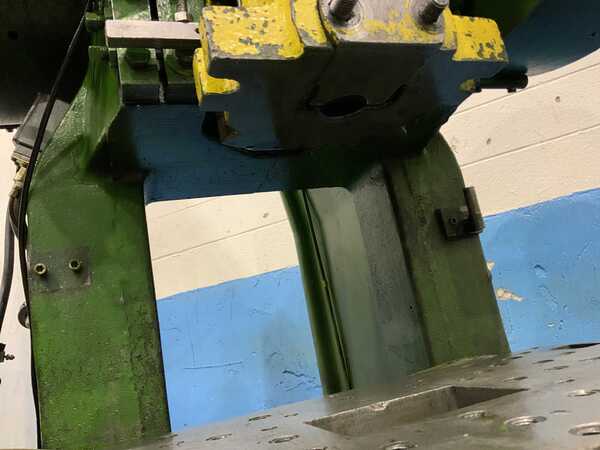 60 Ton, Rousselle #6, OBI back geared press, 4" stroke, 11-1/2" Shut Height, air clutch & brake, 50 SPM - Image 4