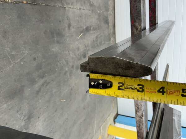 57" L, Male press brake die, 1-1/2"die width, 3-1/2"die height, 1/2"tang - Image 10