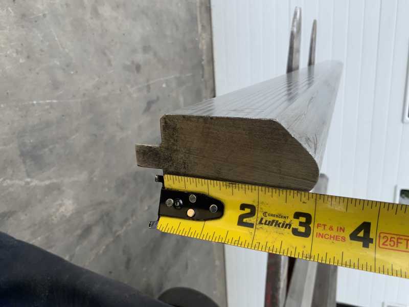 63" L, Male press brake die, 1-1/2"die width, 3" die height, 1/2"tang - Image 6