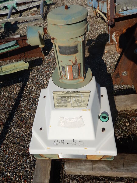 1 HP Lightnin #Series-10, Agitator Drive, 8' Stainless Steel Shaft w/3-Paddle Blade, 230/460 V - Image 1