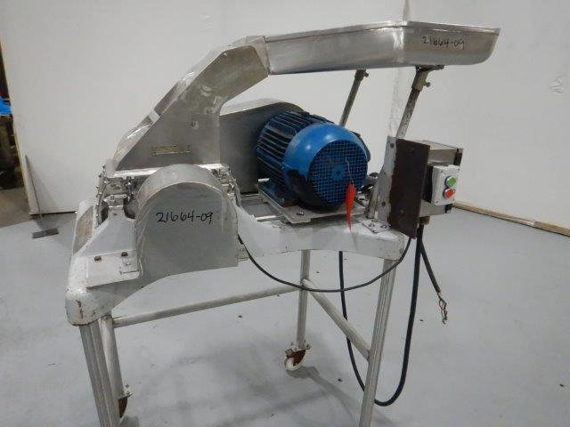 Fitzpatrick #D6, Stainless Steel Fitzmill, Pan Fed, 7.5 HP, 230/460 V, On Wheels - Image 5