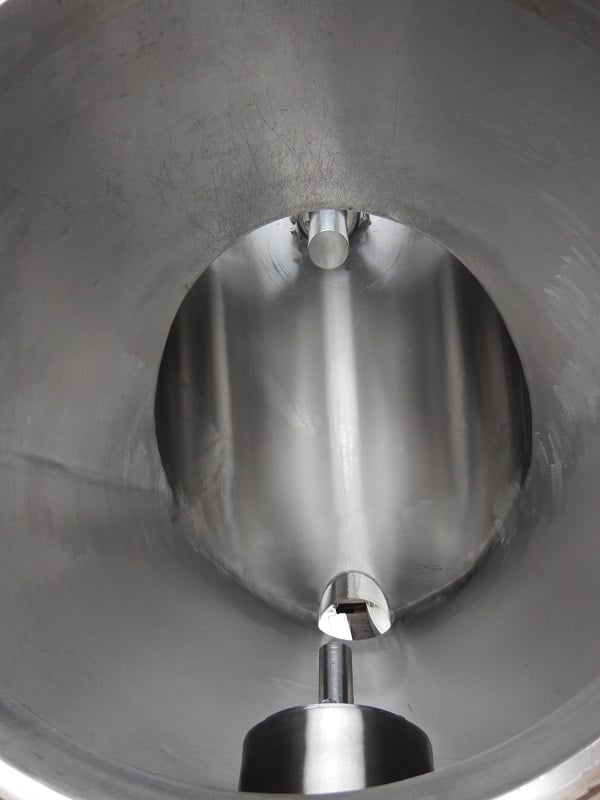 20 cu.ft. Patterson, Stainless Steel Jacketed V-Blender, 30 psi @ 250°F Jacket, On Stainless Steel Bar, 1984 - Image 2