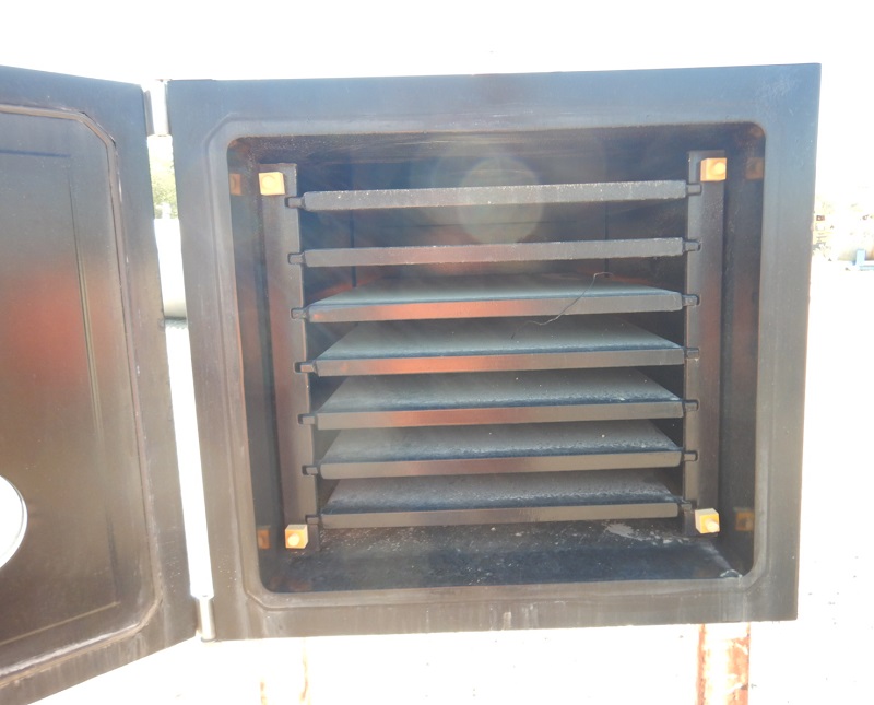 Stokes #338D-6, Vacuum Shelf Dryer System, Carbon Steel, (7) 2' width x 3' D Shelves, 42 sq.ft., 0.25" thick - Image 8