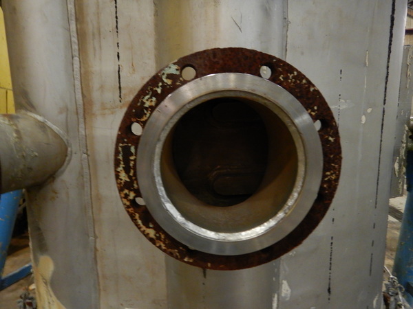 1712 sq.ft., Stainless Steel Spiral Heat Exchanger, Alfa-Laval, 130 psi @ 32/392 °F Chamber A, 87 psi @ - Image 6