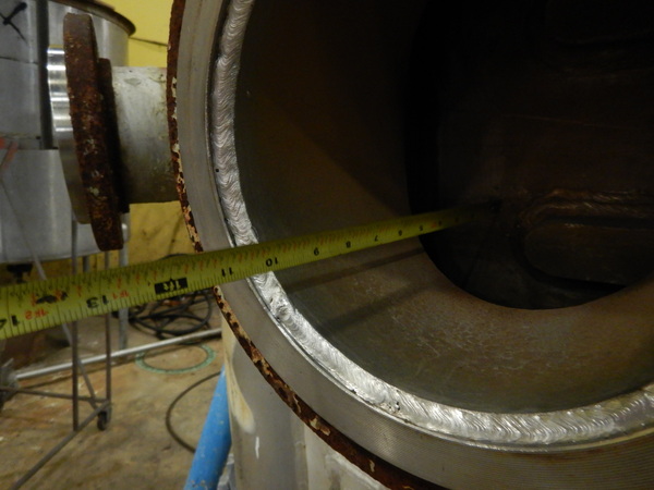 1712 sq.ft., Stainless Steel Spiral Heat Exchanger, Alfa-Laval, 130 psi @ 32/392 °F Chamber A, 87 psi @ - Image 7