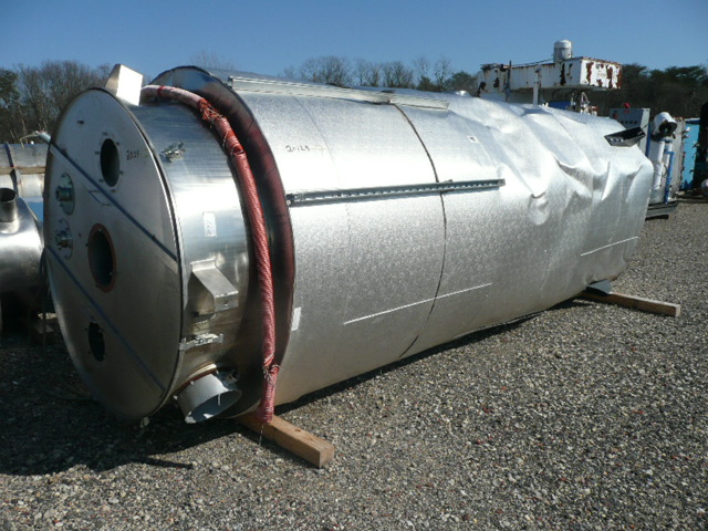 Piovan #T6000IX, Stainless Steel Drying Hopper, 6000 lb., 60" diameter x 14' H Hoppers, 1997 - Image 3